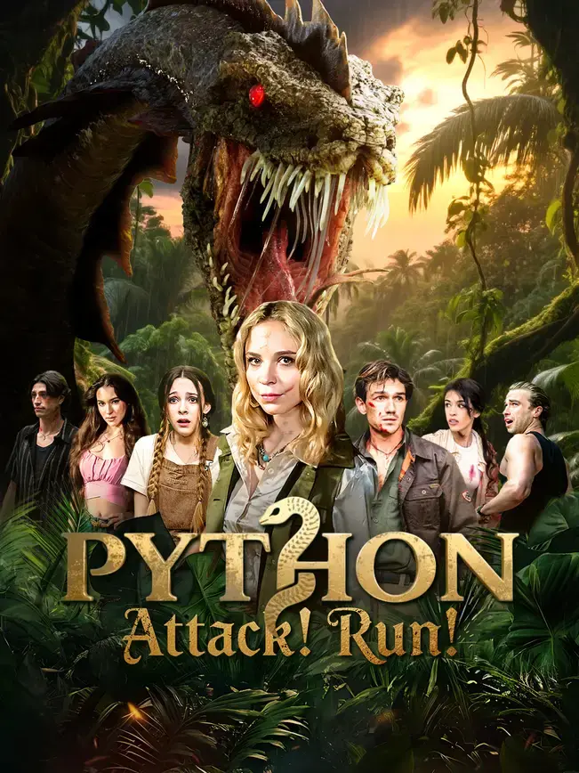 Python Attack! Run! poster